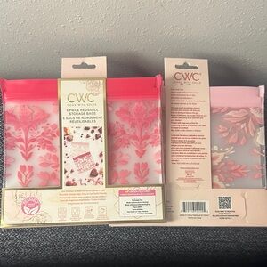 CWC 6 piece reusable floral storage bags